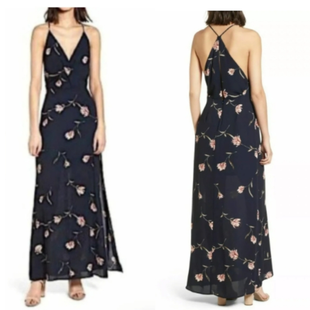 NWOT-Lush Floral Print Maxi Dress Size S/M